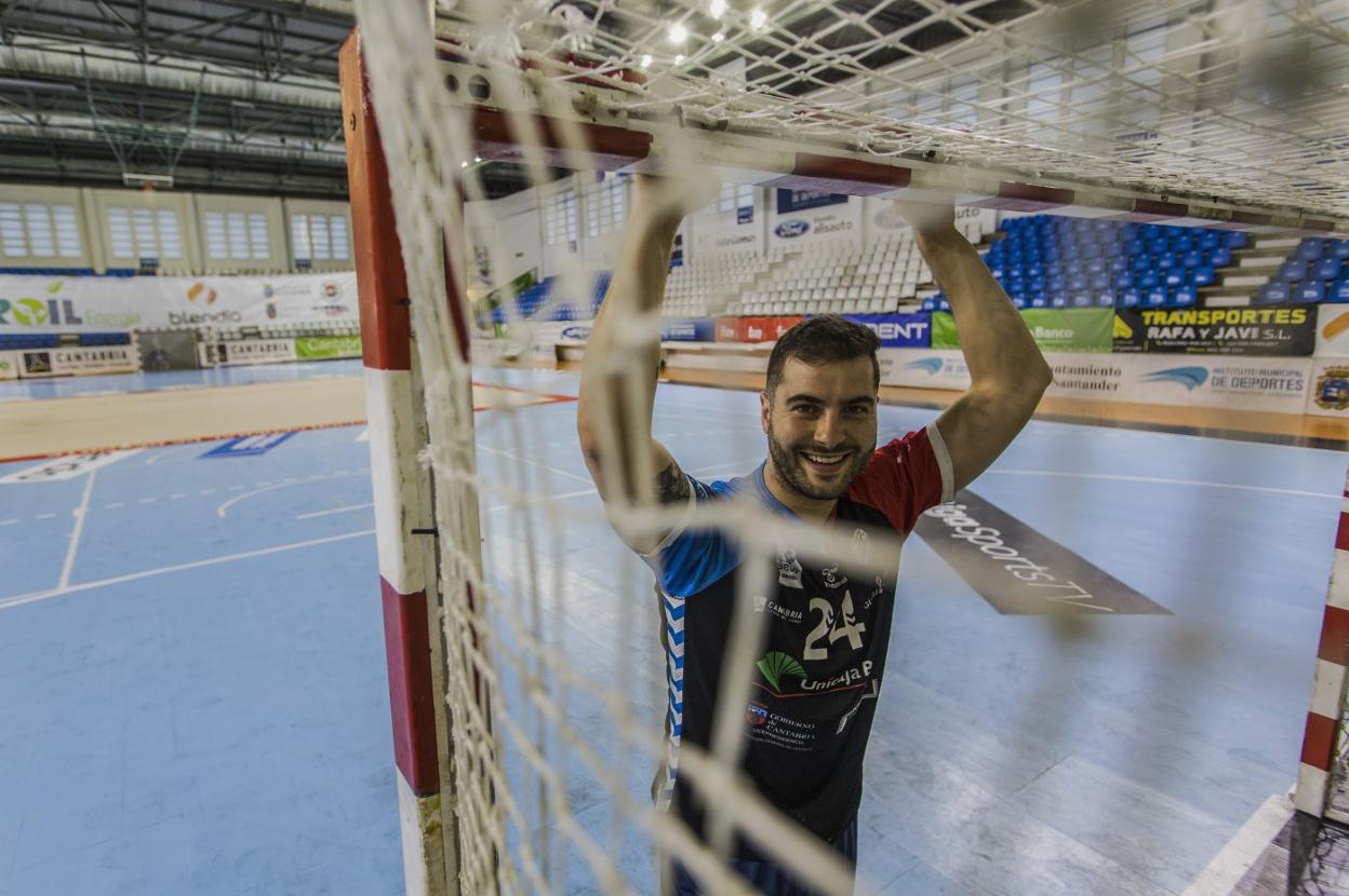 El central Xavi Castro es el máximo anotador del Unicaja Banco Sinfín. 