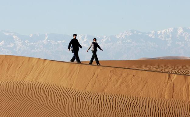 Una imagen de 'Un segundo', de Zhang Yimou.