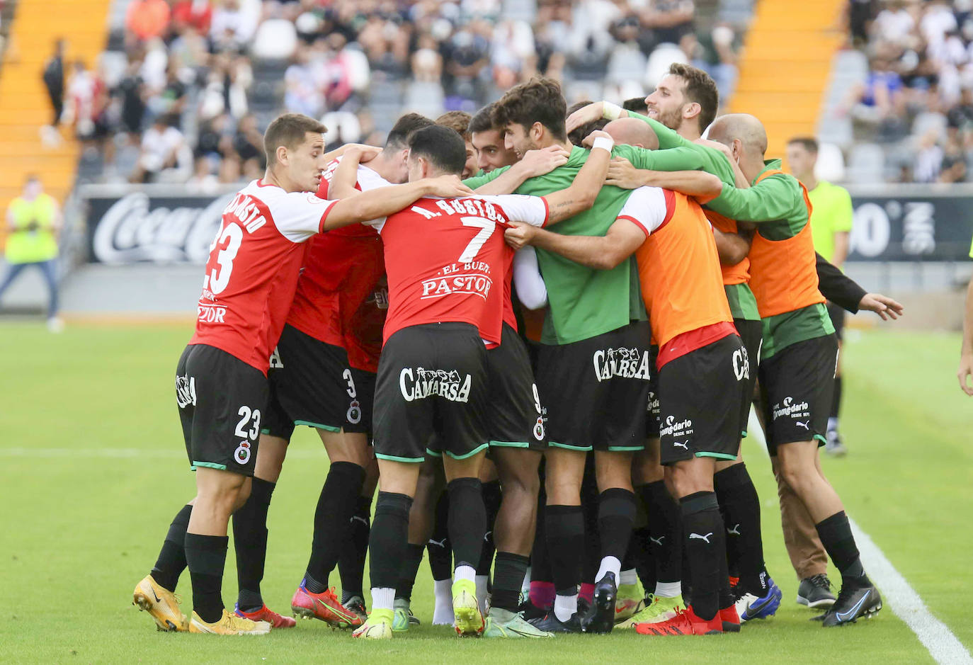 Fotos: El partido Badajoz - Racing, en imágenes