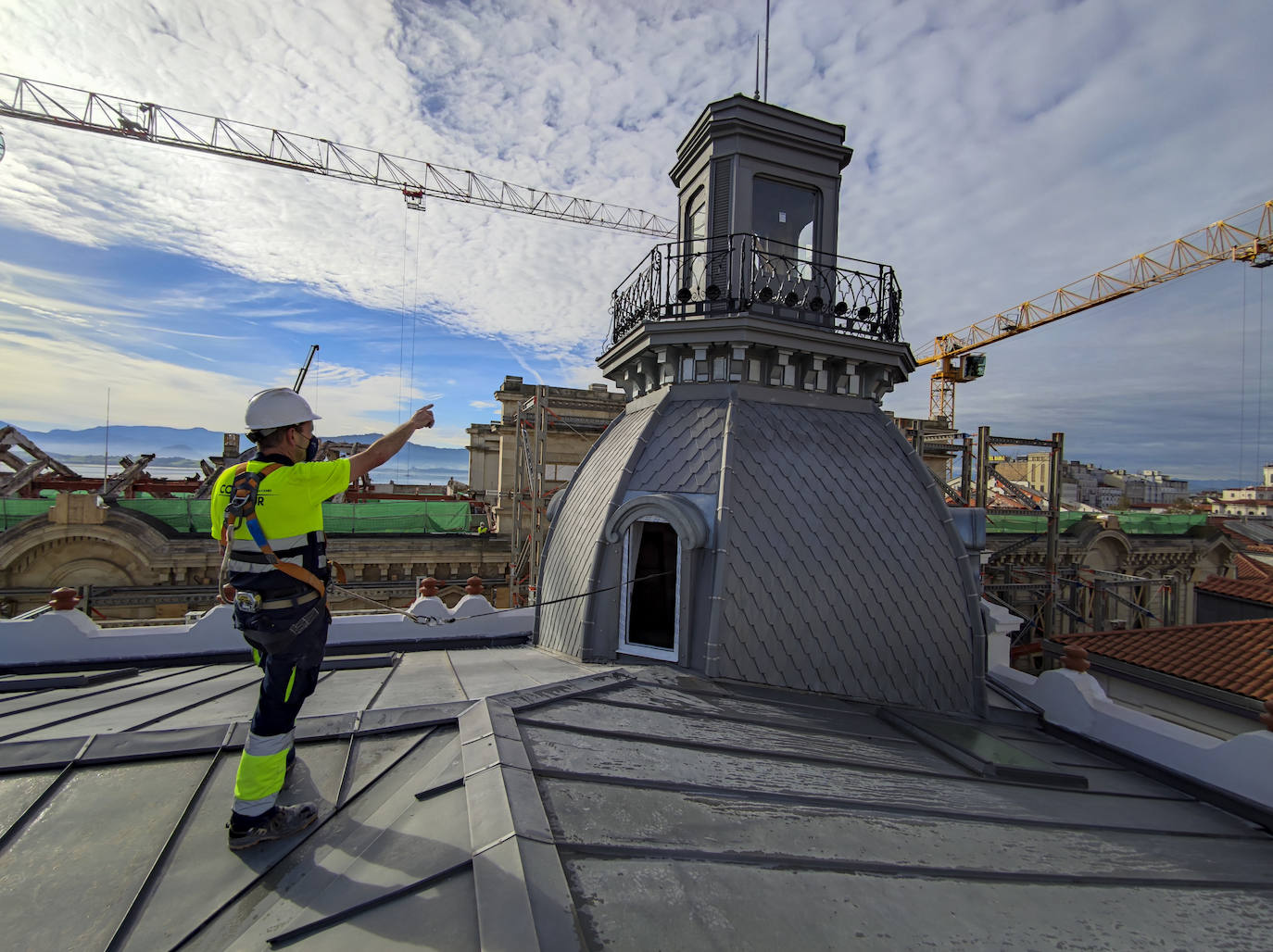 Fotos: Obras de reforma en el edificio del Club de Regatas