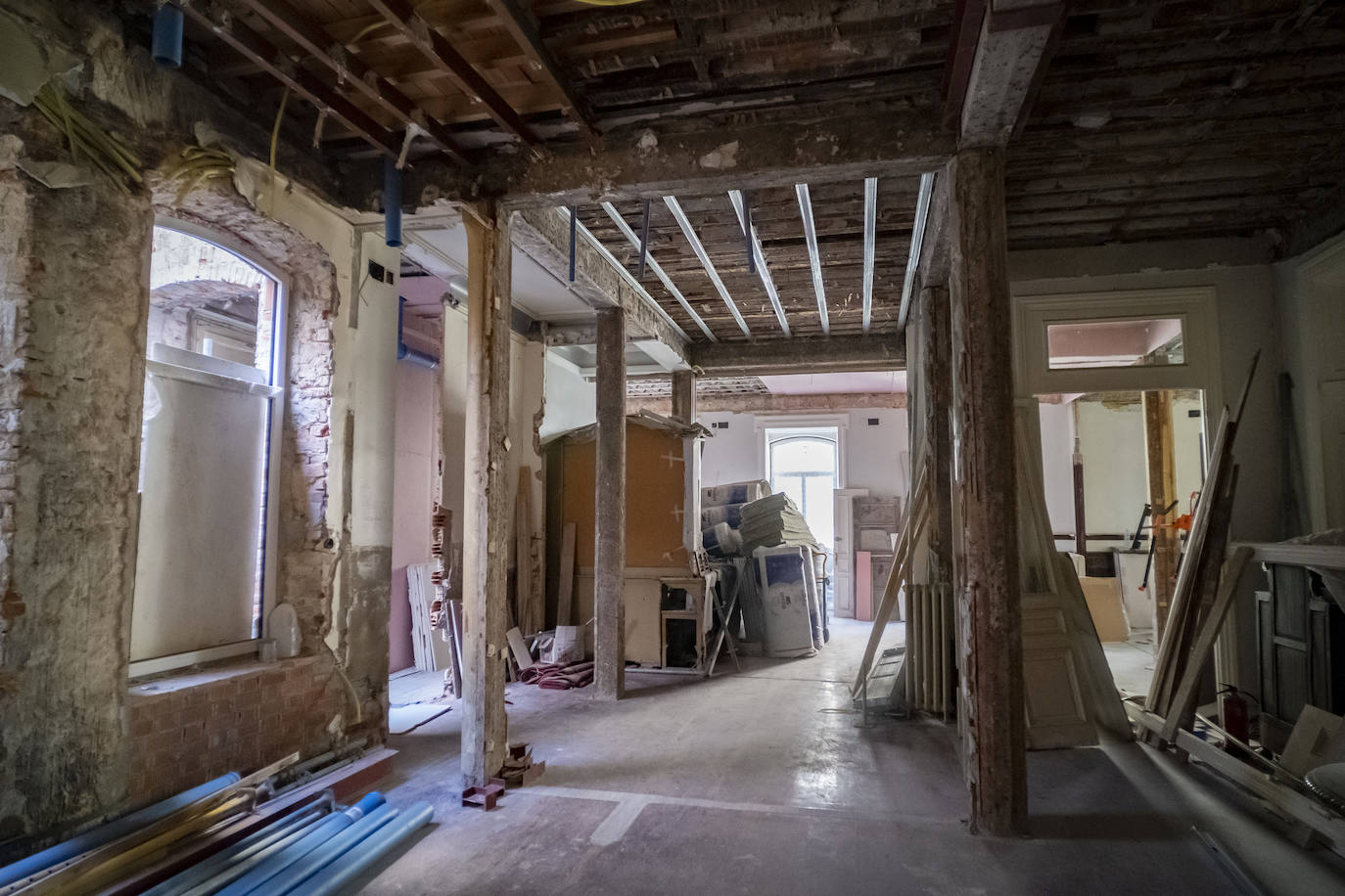 Fotos: Obras de reforma en el edificio del Club de Regatas