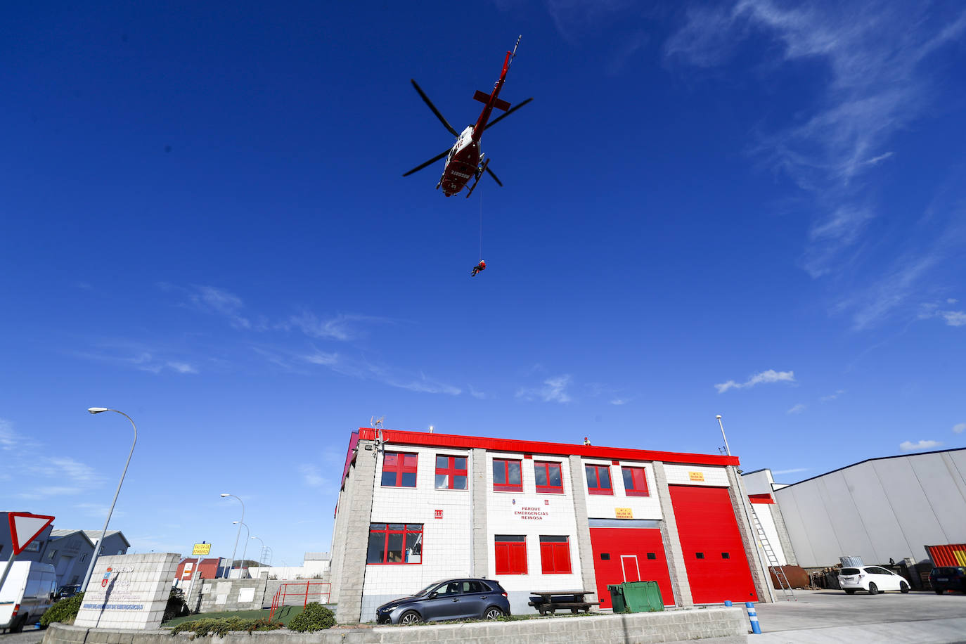 Fotos: Simulacro en Reinosa: La actuación de los servicios de emergencia en unas inundaciones