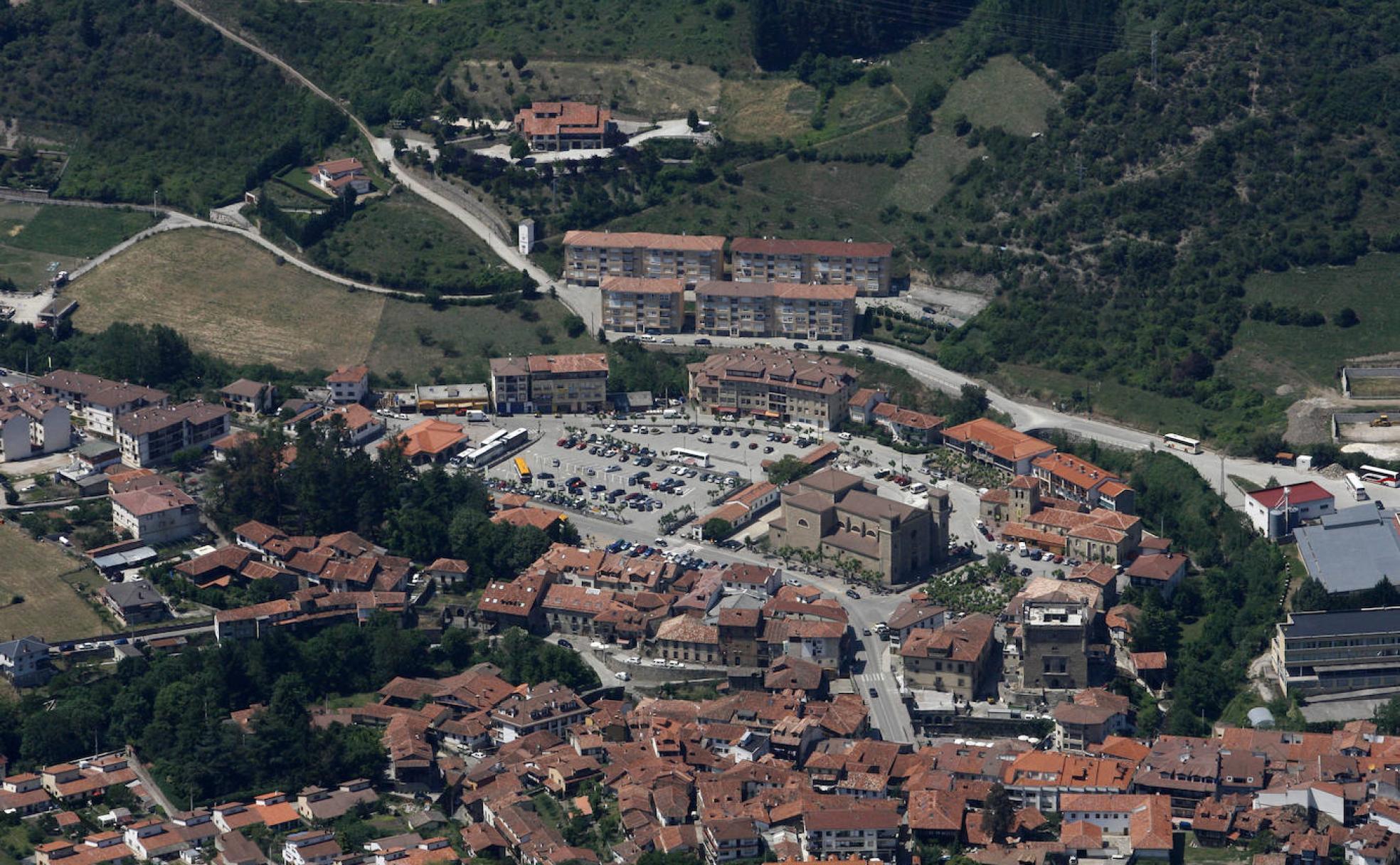 Vista aérea de Potes.