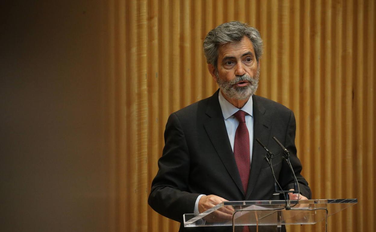 Carlos Lesmes, presidente del Consejo General del Poder Judicial. 