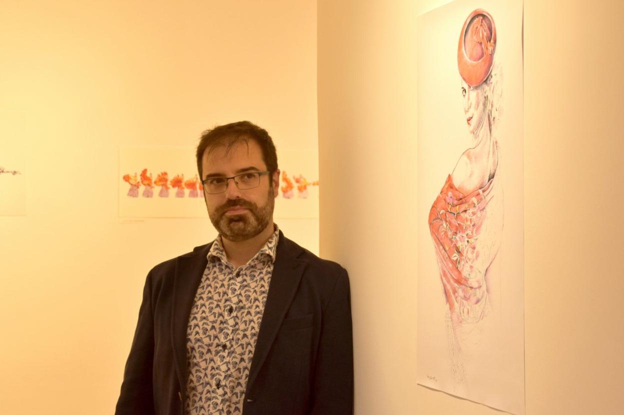 El dibujante cántabro Diego Agudo Pinilla expone en Santander y lo hará próximamente en Los Corrales y en El Astillero. 