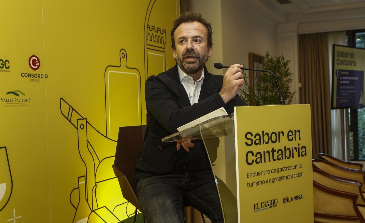 El chef de Casa Marcial habló sobre la importancia del producto en su establecimiento. 