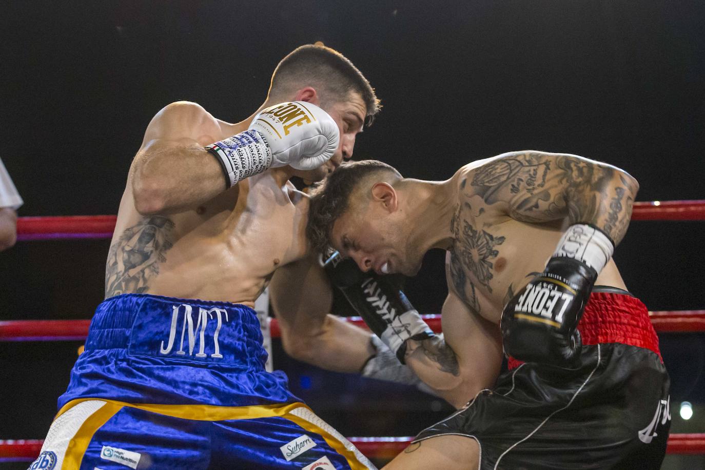 Fotos: Imágenes de la velada de boxeo en la que Jon Míguez retuvo el título de campeón de España de peso welter