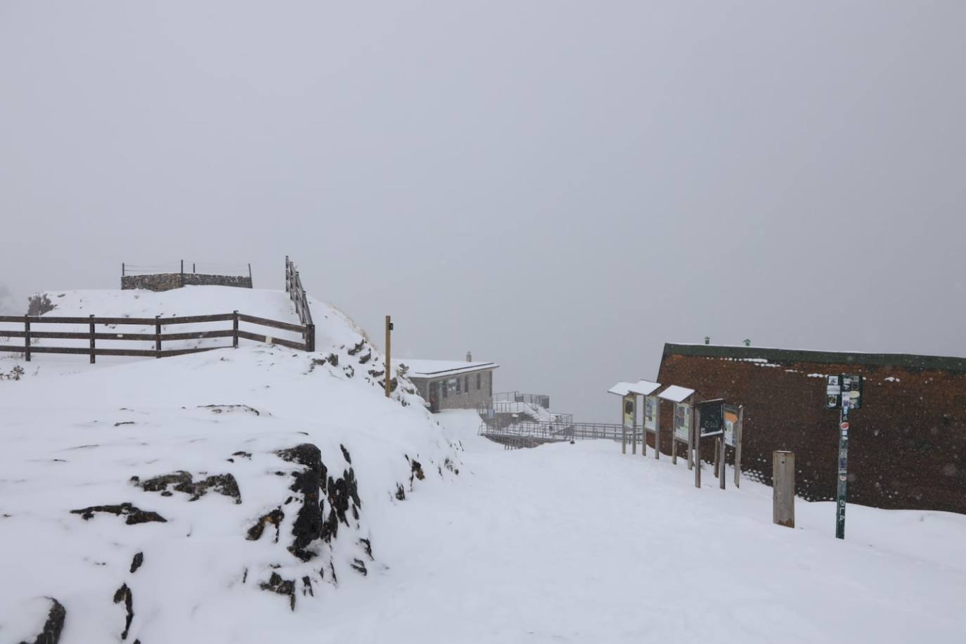 Fotos: Primeros paisajes nevados de Cantabria