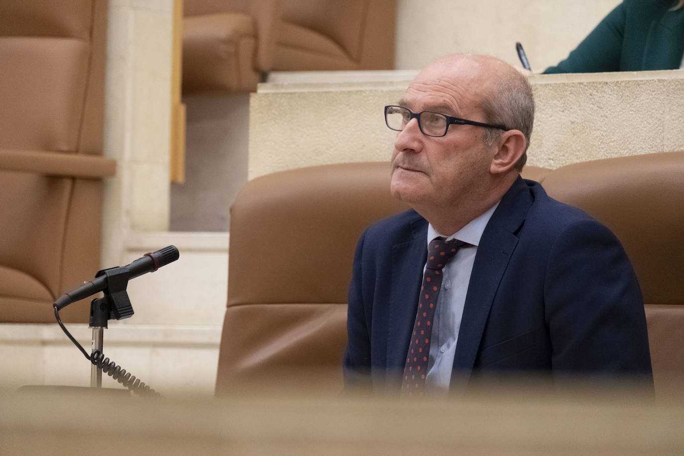 José María Díaz. hoy en el Parlementoi