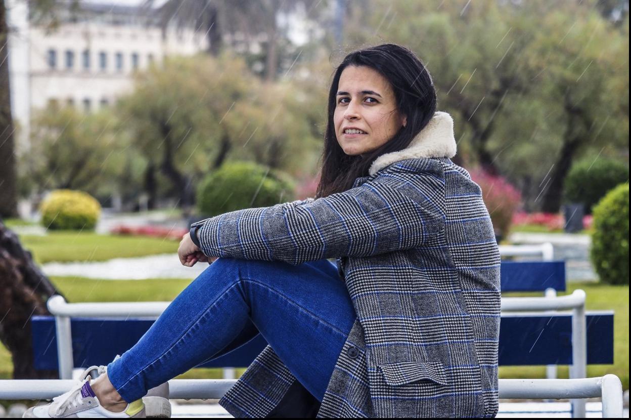 Miriam Velarde, capitana de la Bolística campeona de la Liga Femenina. 