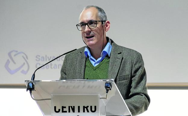 Diego Gutiérrez-Colomer, durante su intervención.