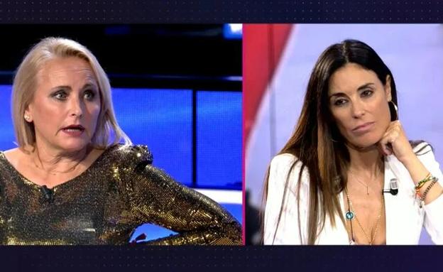 Imagen. Lucía Pariente e Isabel Rábago, este jueves en el plató.