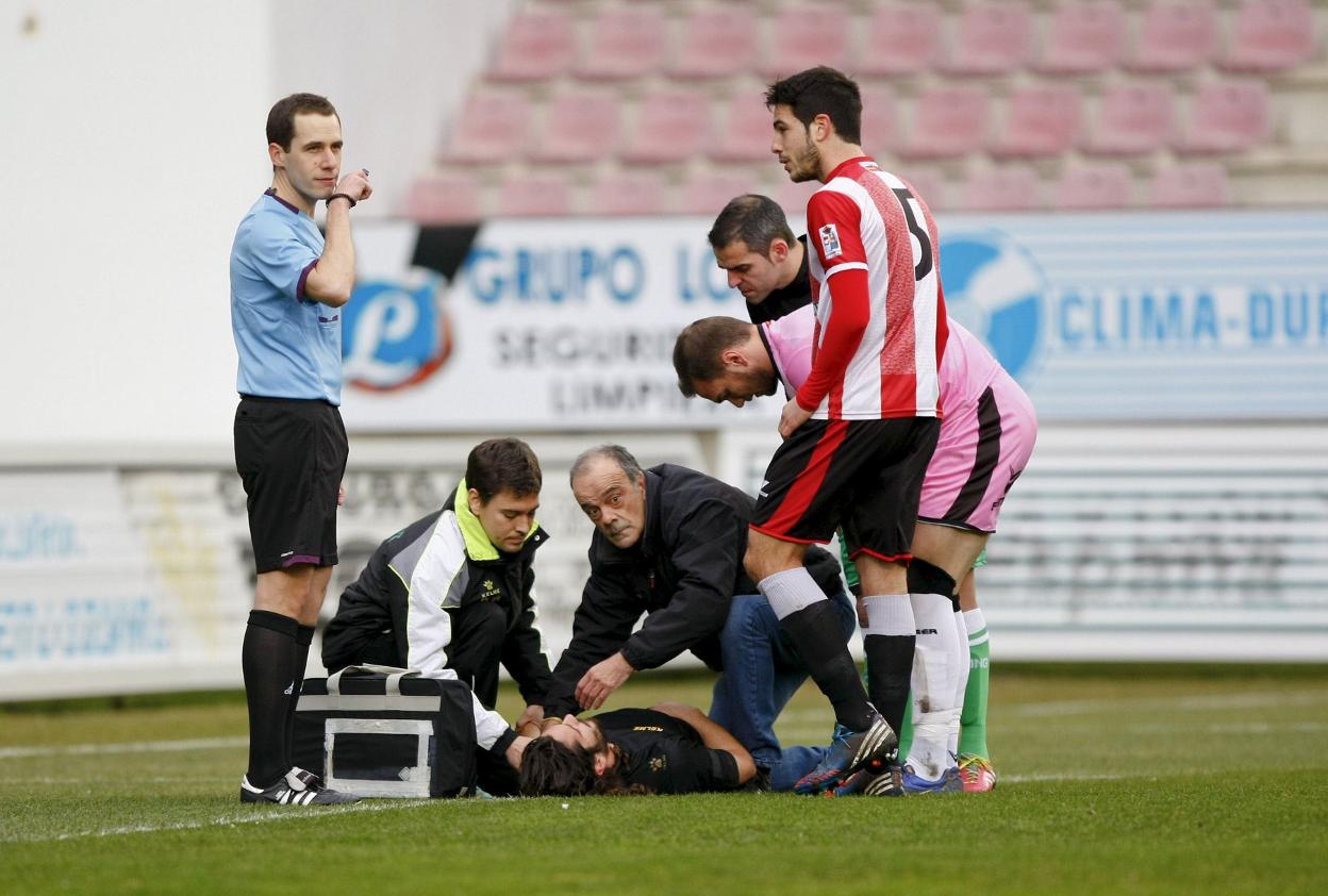 Mariano sufrió una luxación de hombro en el último viaje a Zamora.