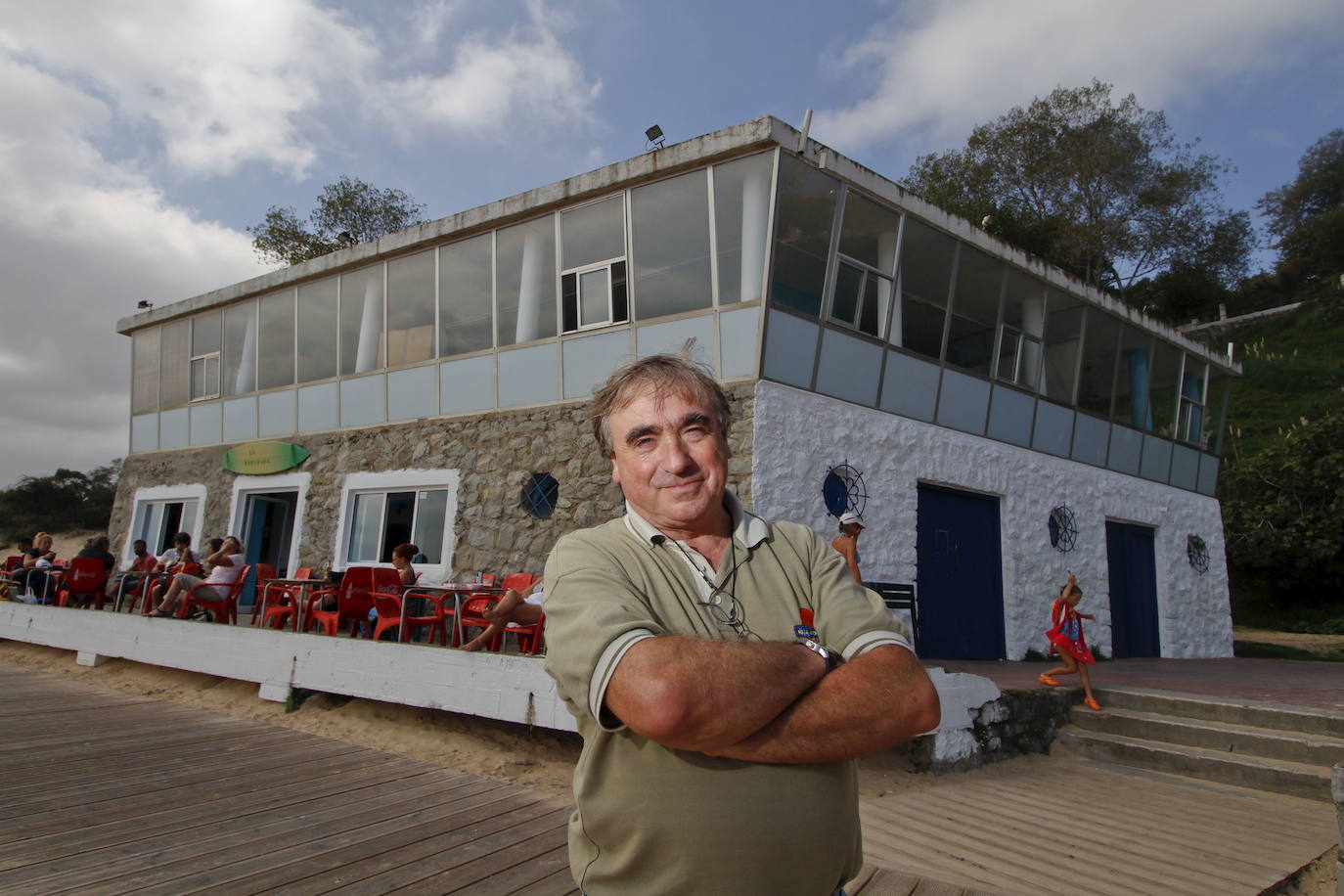 21/09/2011. Fermín Ramón Ruiz, propietario entonces del Club Náutico La Horadada, en Santander.