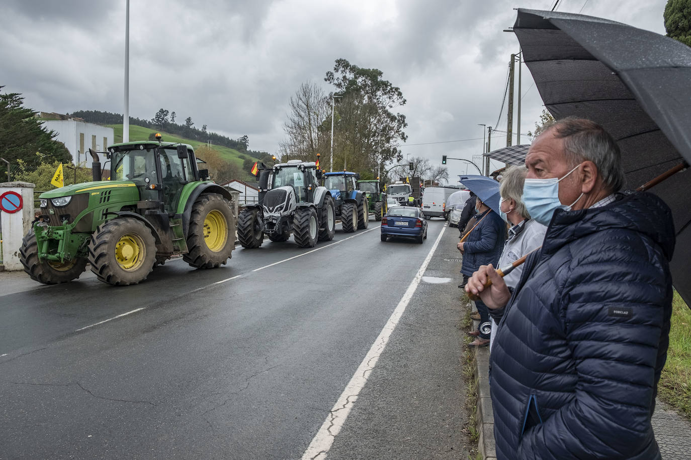 Fotos: Tractorada en Renedo