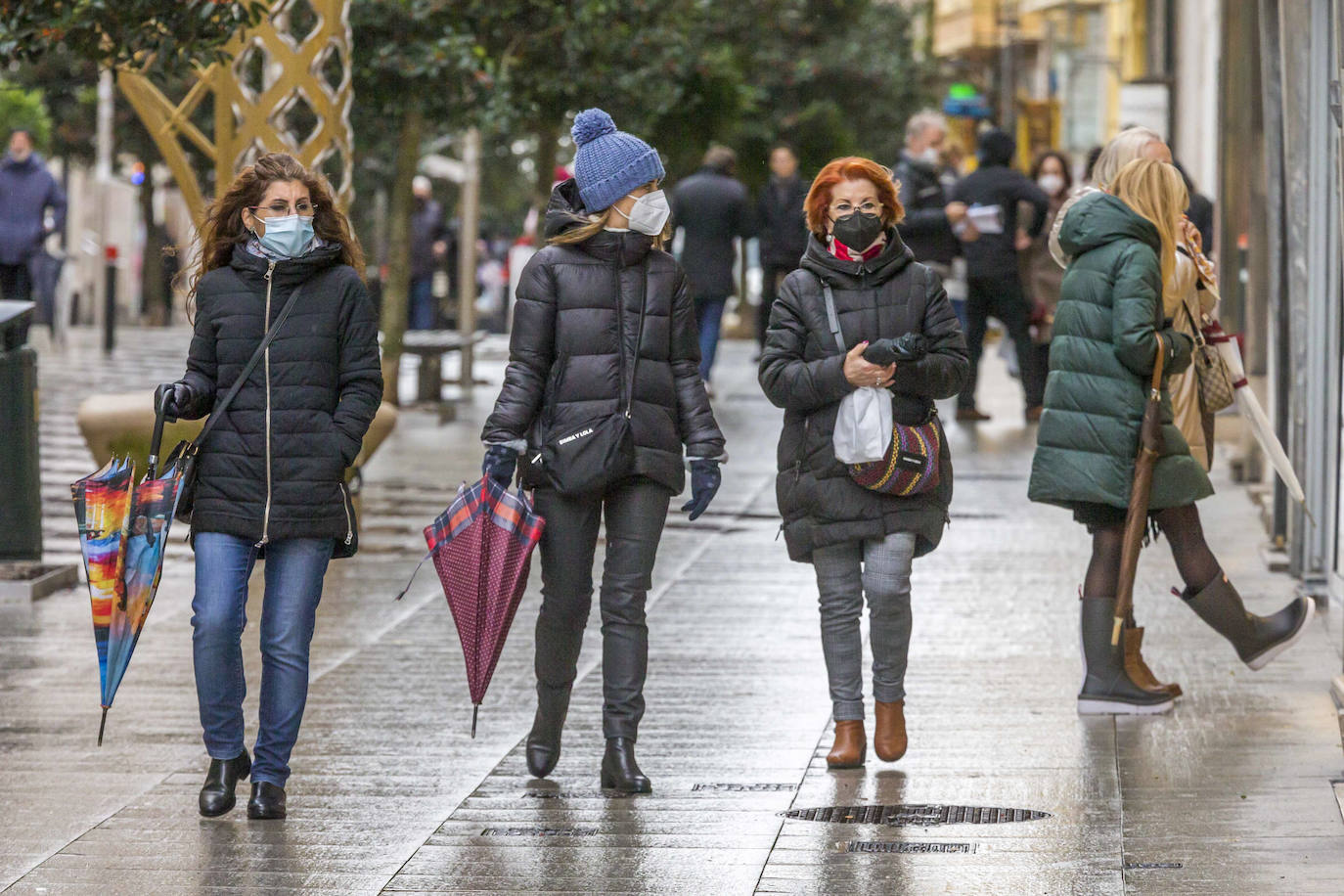 En Santander se han repetido los chaparrones y el granizo