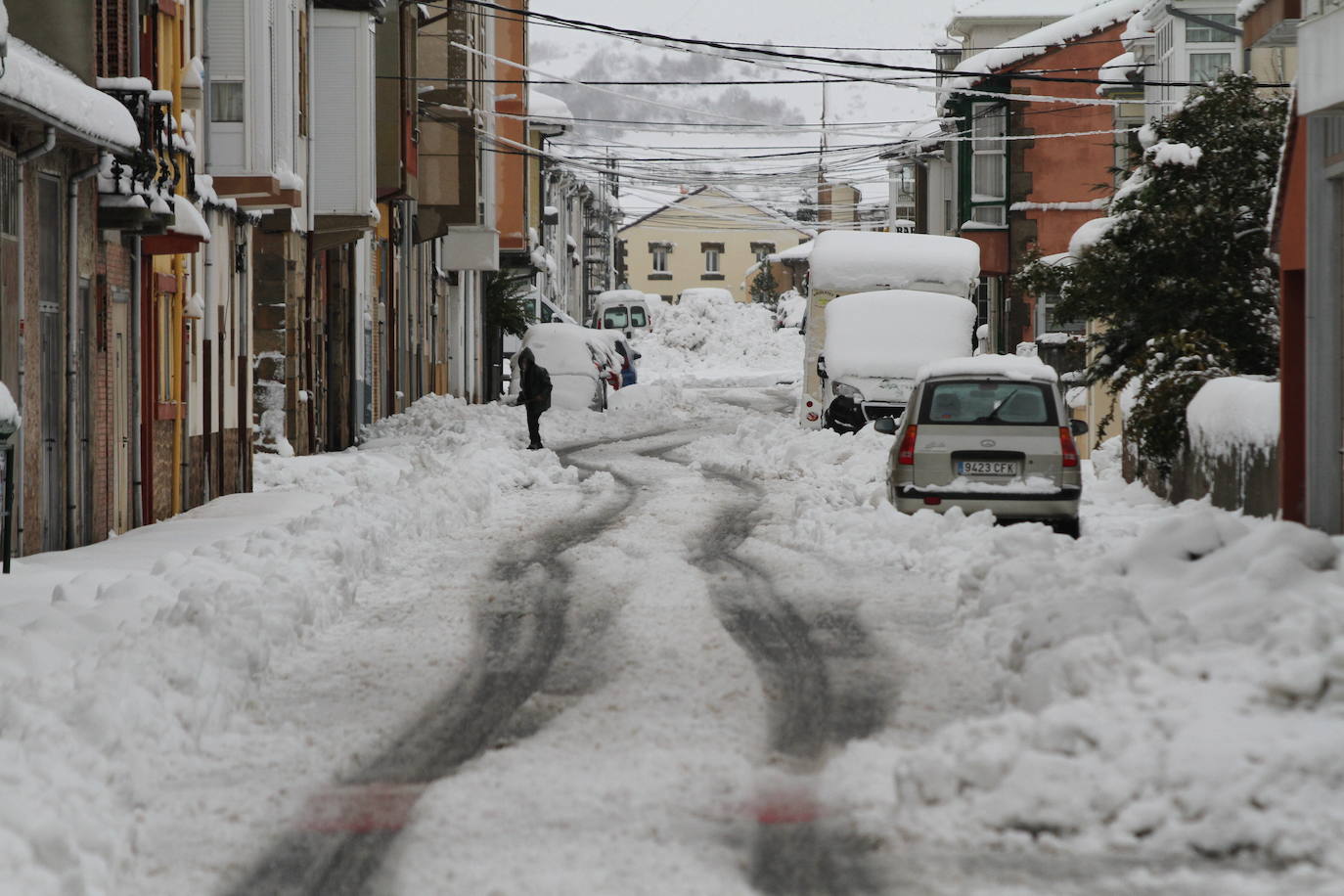 Fotos: La nieve cubre el sur de Cantabria