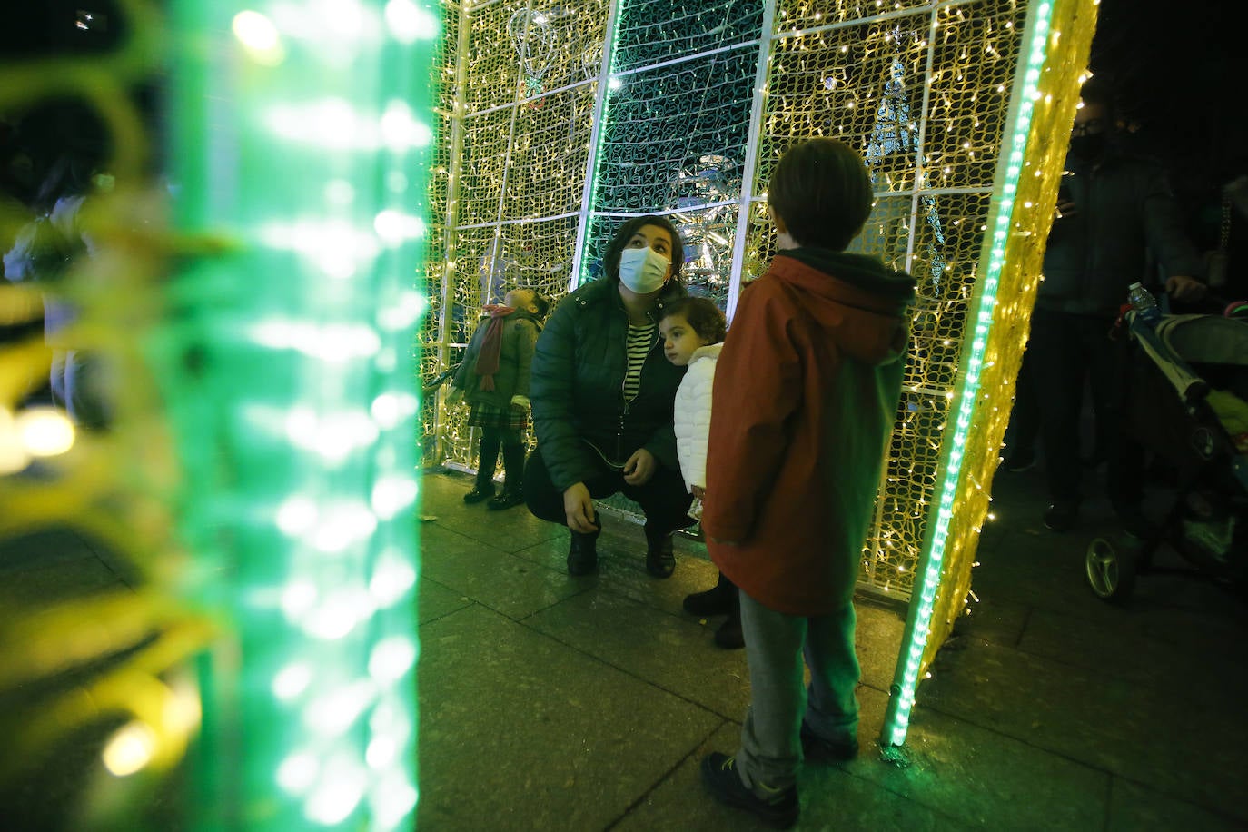 Fotos: Las luces y el ambiente abren la Navidad en Santander