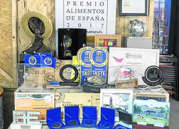 Trofeos recibidos por la empresa en su trayectoria. 