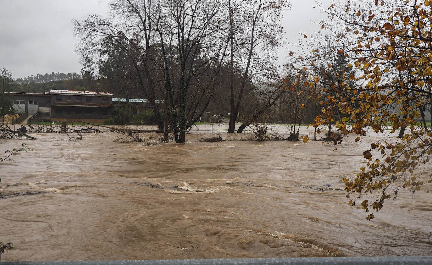 Fotos: El Pas se desborda e inunda Piélagos