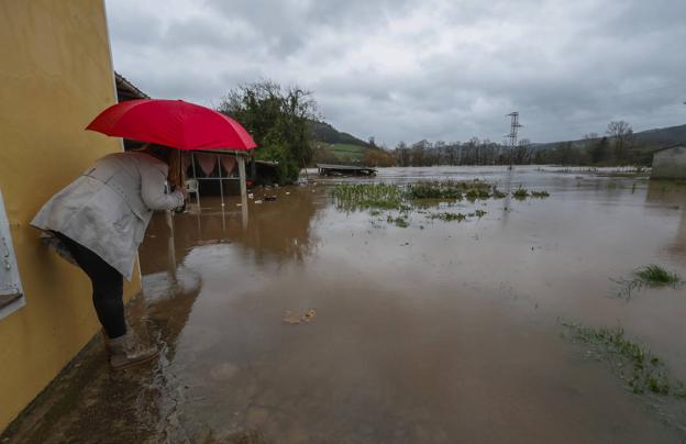 El Pas llegó a crear inmensas balsas de agua en los prados a su paso por Salcedo. 