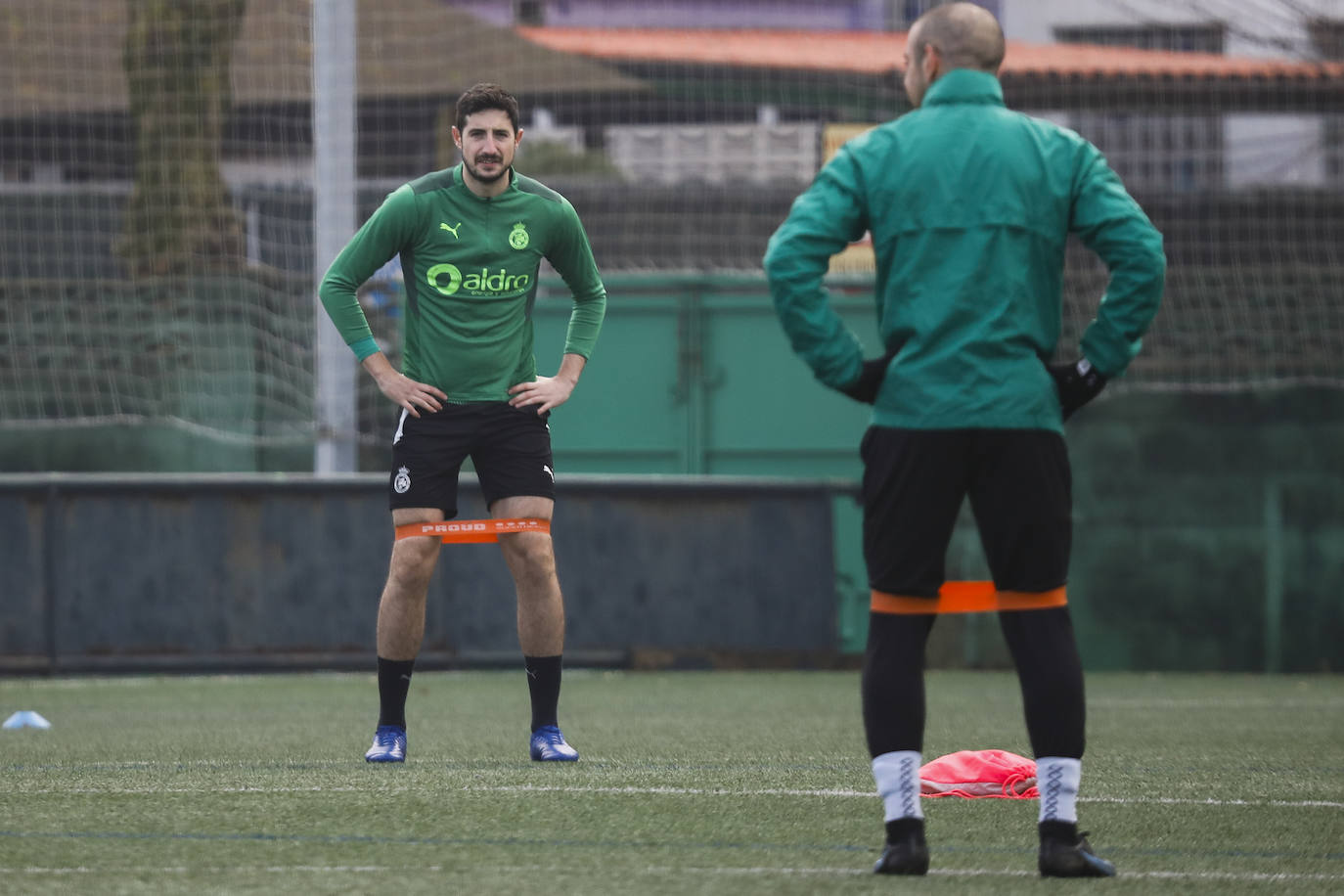 Fotos: El Racing prepara su partido ante el Extremadura