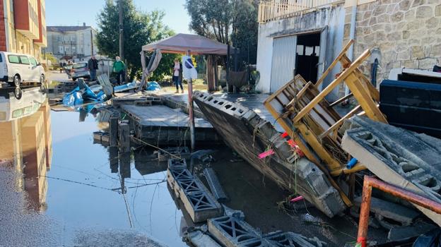 Las riadas generan ya en Piélagos más de 186 toneladas de residuos