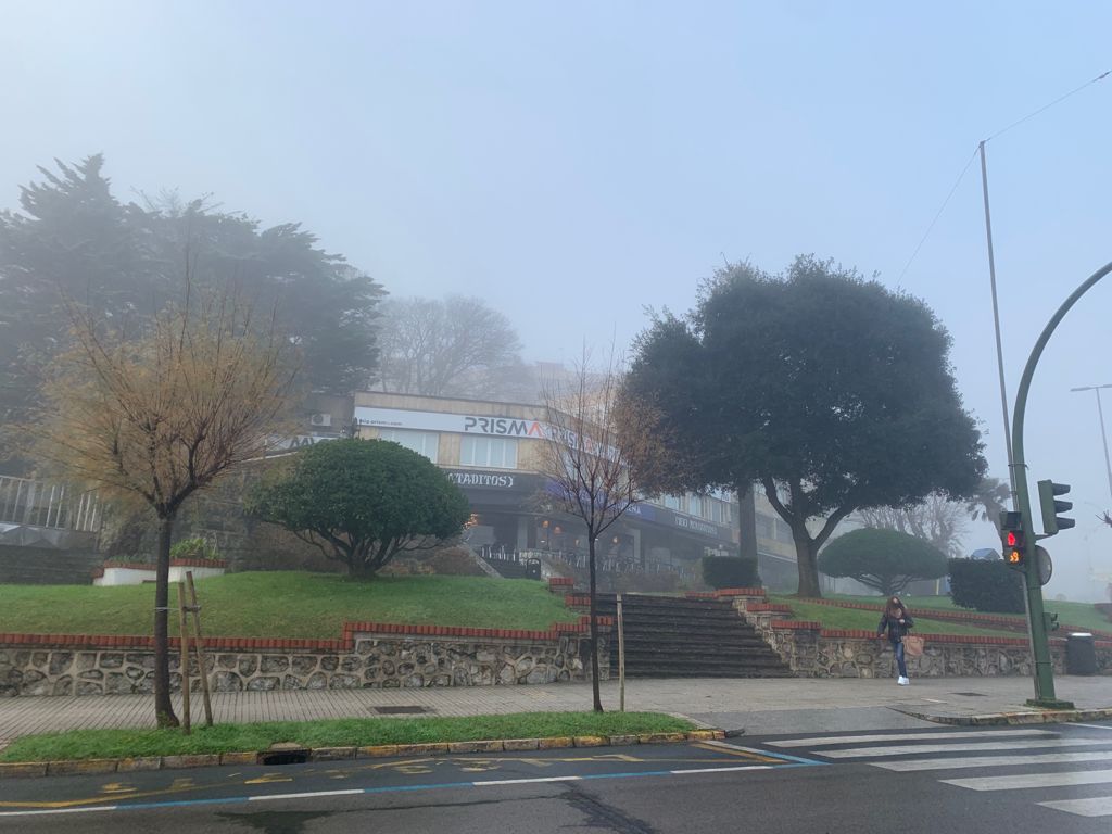 Fotos: La niebla en el amanecer de Santander