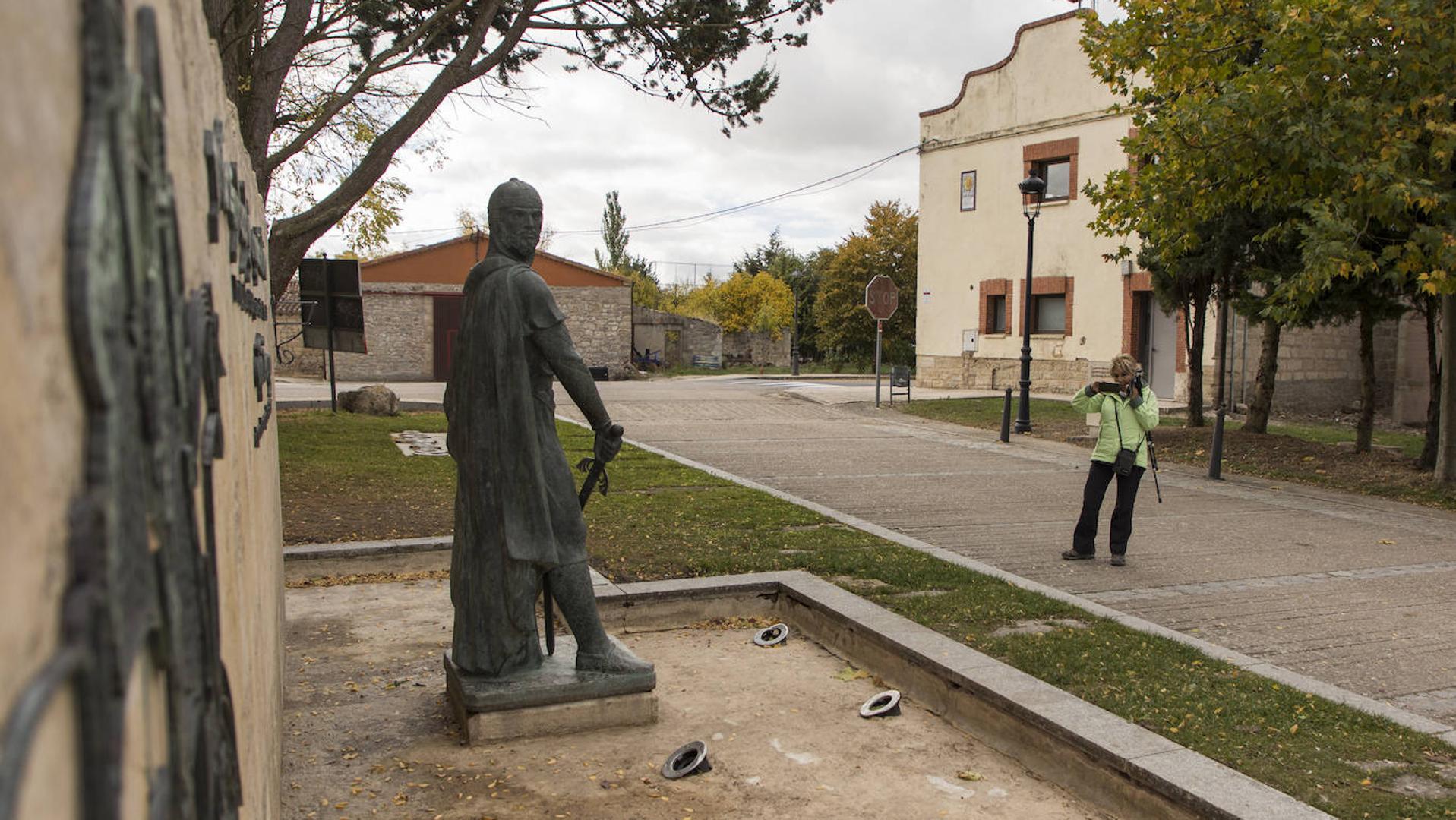 La estela de El Cid antes de partir al destierro