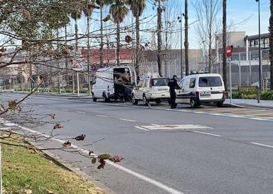 Imagen secundaria 1 - Simulacro en la zona de la Estación Marítima.