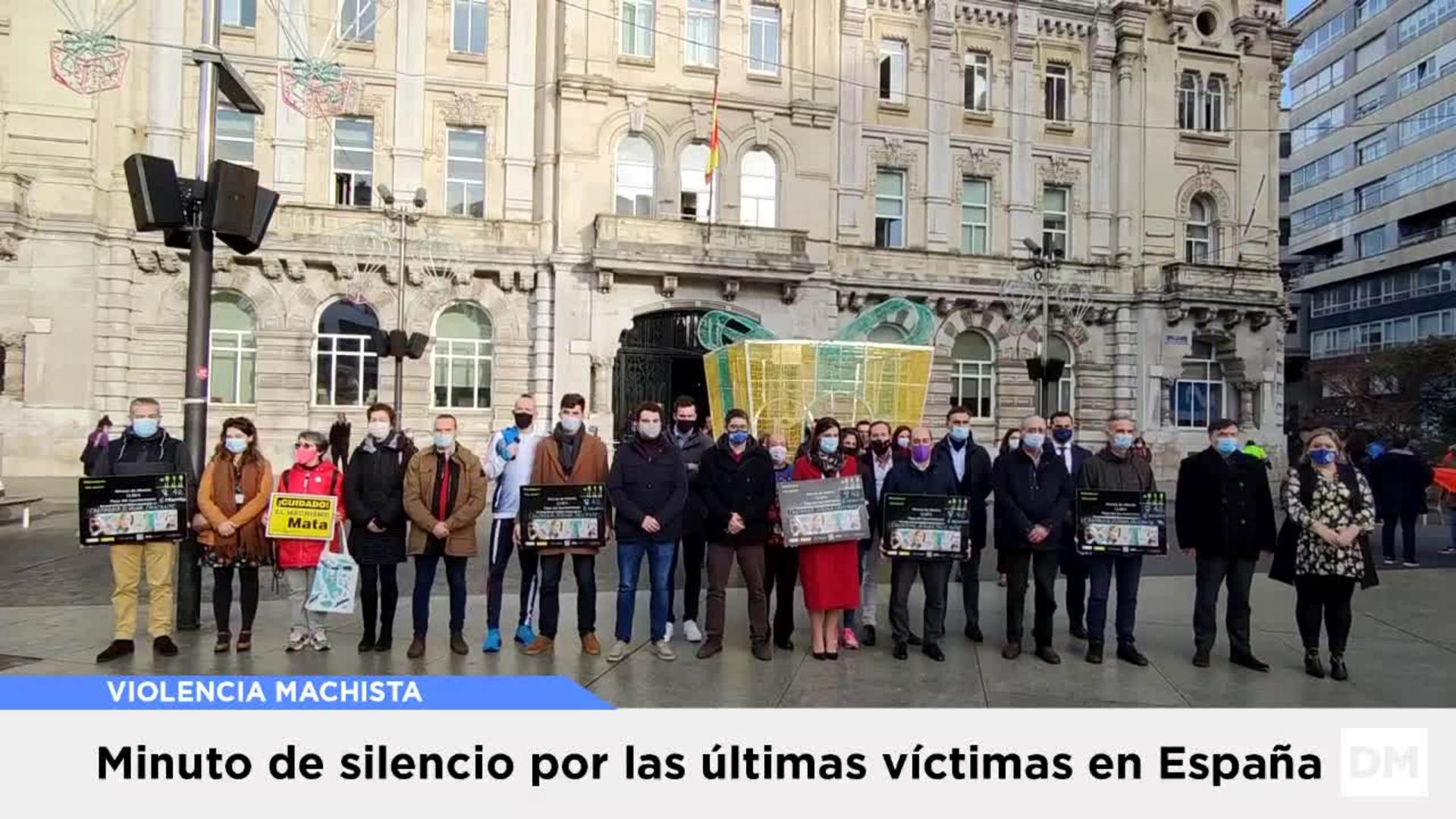 Minuto de silencio en Santander