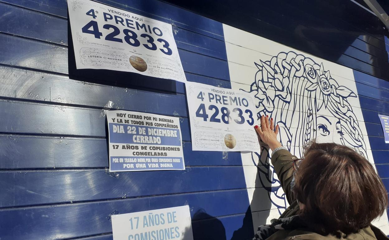 Administración de Lope de Vega, esta mañana cerrada.