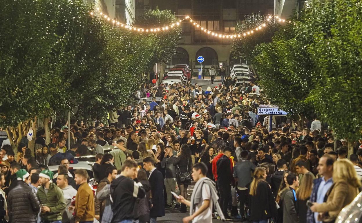 Imagen de la 'tardebuena' en Peña Herbosa, en Santander.