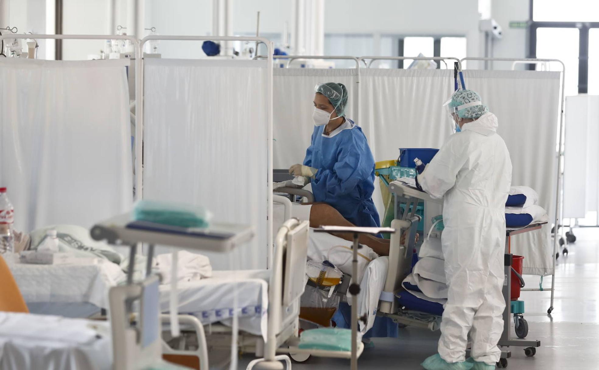 Valdecilla ya funciona con las dos UCIcovid de los pabellones y no descarta tener que ampliar.