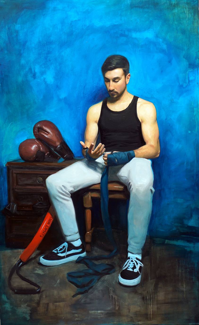 ’Antes de la tempestad’. Oleó sobre lienzo