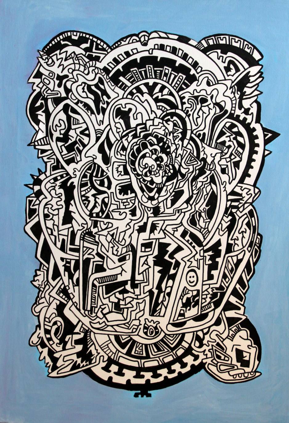 ’Heart’, acrílico sobre lienzo