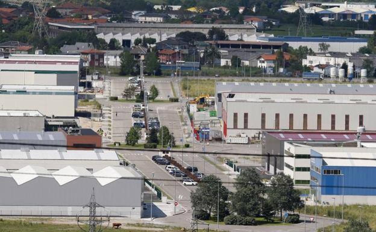 El polígono industrial de Tanos-Viérnoles, en Torrelavega. 