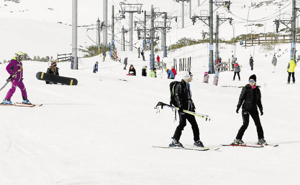 La estación de Alto Campoo.