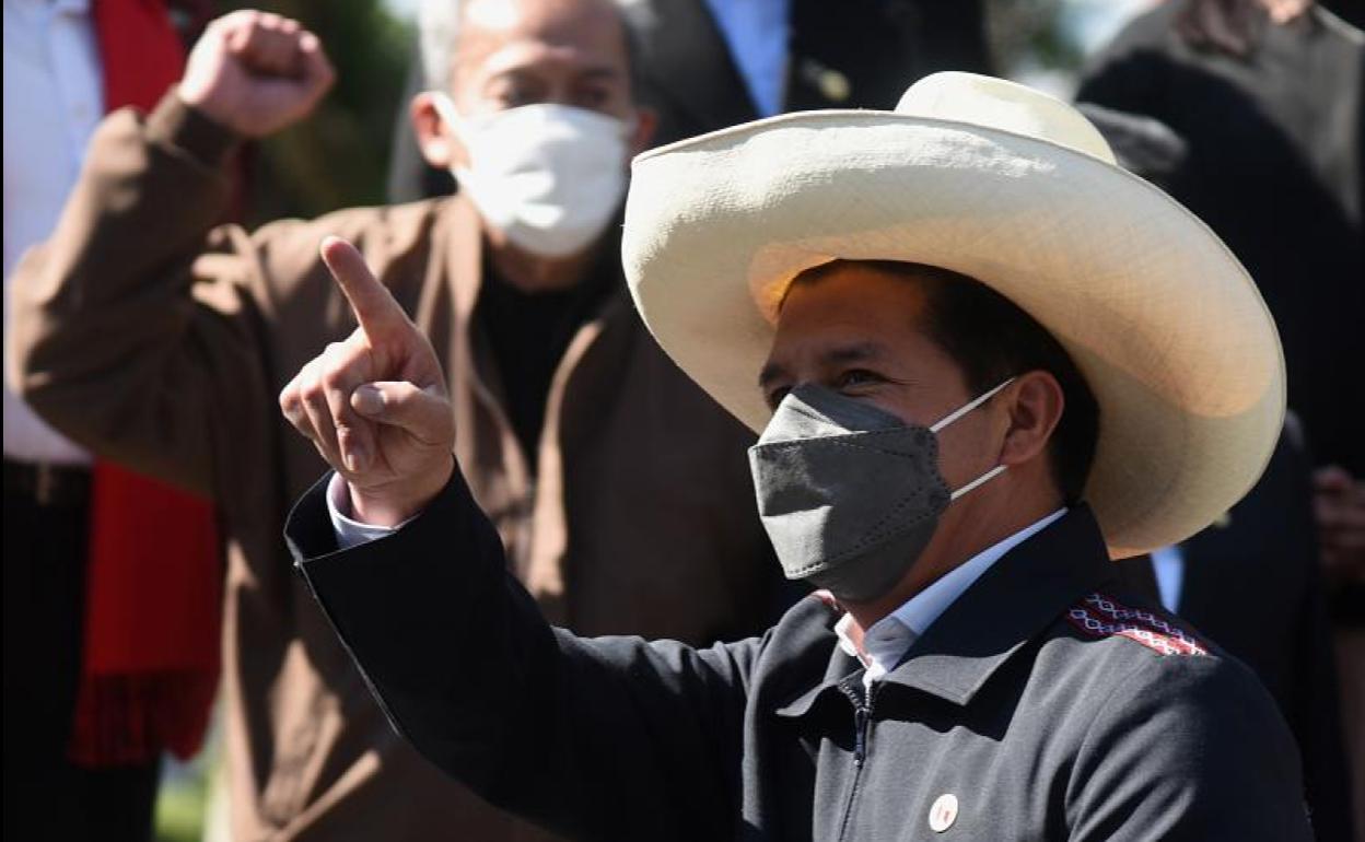 El presidente de Perú, Pedro Castillo.