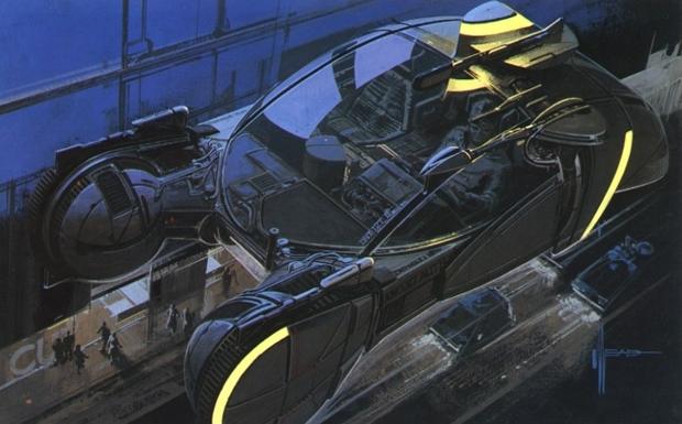 Imagen principal - Algunos diseños de Syd Mead para Blade Runner.