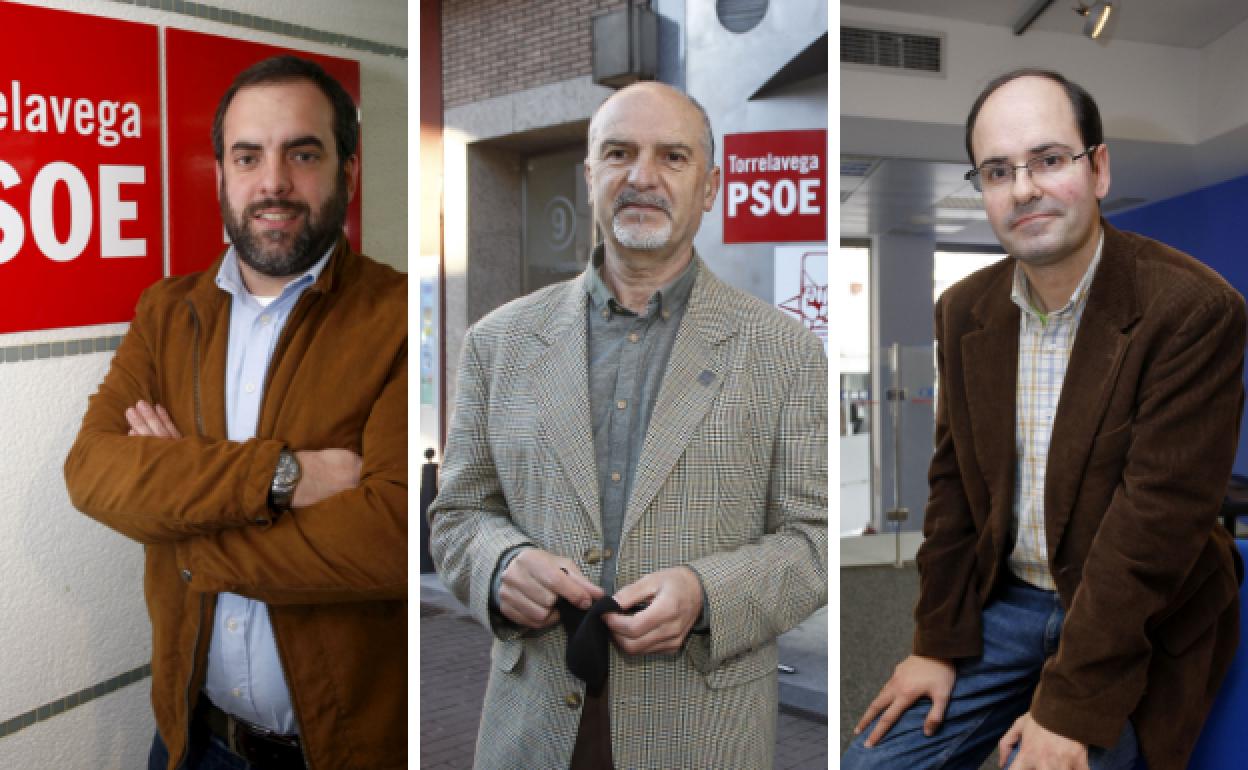 Oyarbide, Pelayo y Urraca, el último aspirante en postularse a la secretaría general del PSOE de Torrelavega.