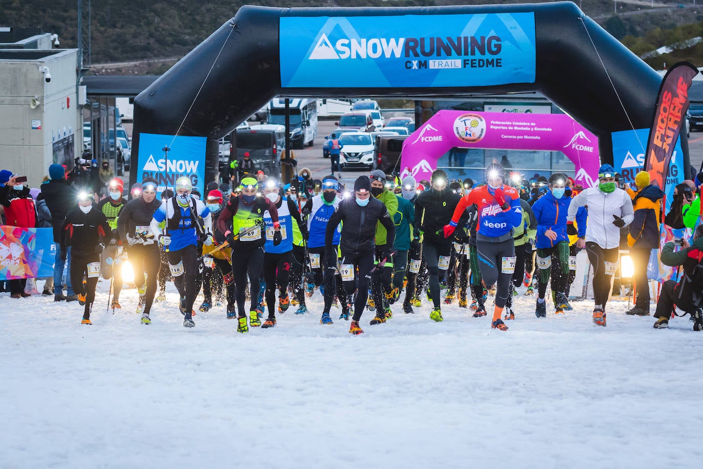 Fotos: &#039;El Chivo Snow Running&#039;, en imágenes