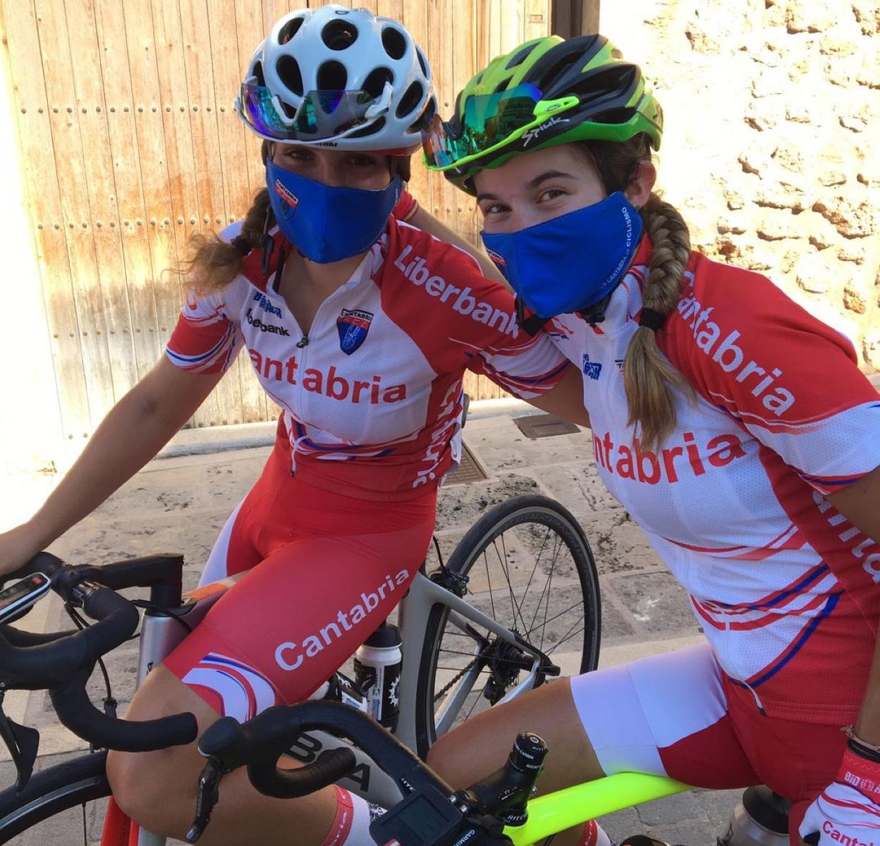 Claudia San Justo y Sandra Gutiérrez son habituales tanto en la selección cántabra como española. estela conde