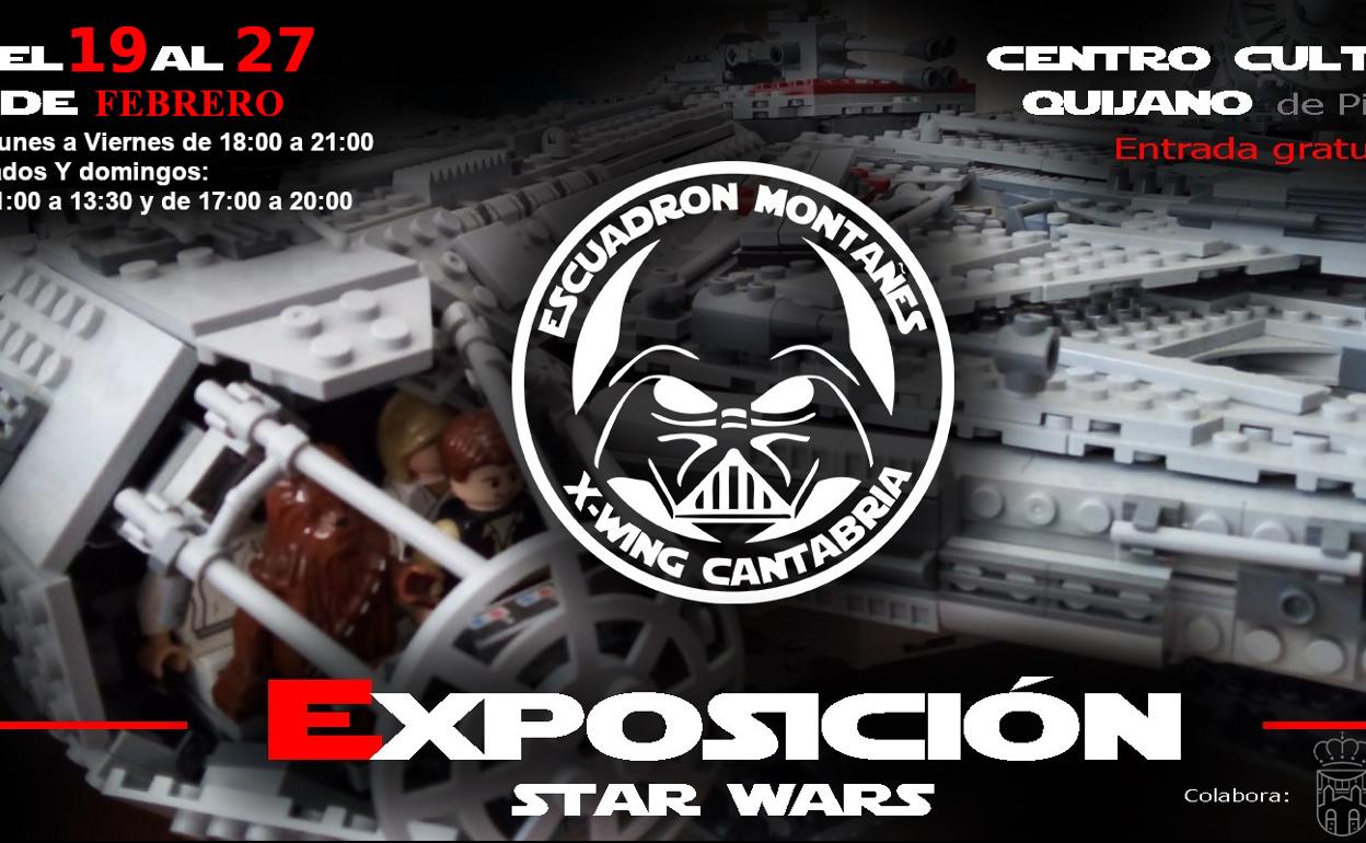 Para los frikis de Star Wars: exposición del Escuadrón Montañés en el Centro Cultural de Quijano