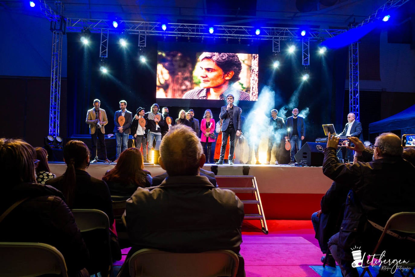 Actuaciones y recogida de galardones en la gala cántabra celebrada el sábado en el municipio zaragozano de Pinseque