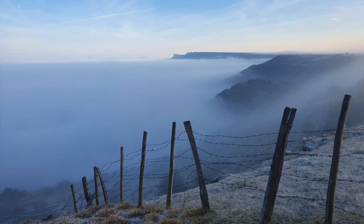 Páramo de la Lora, junto al Observatorio Astronómico de Cantabria.