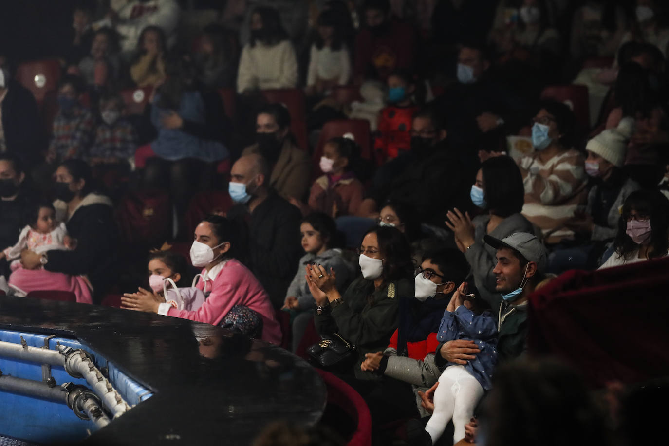 Fotos: El espetáculo del agua bajo una carpa