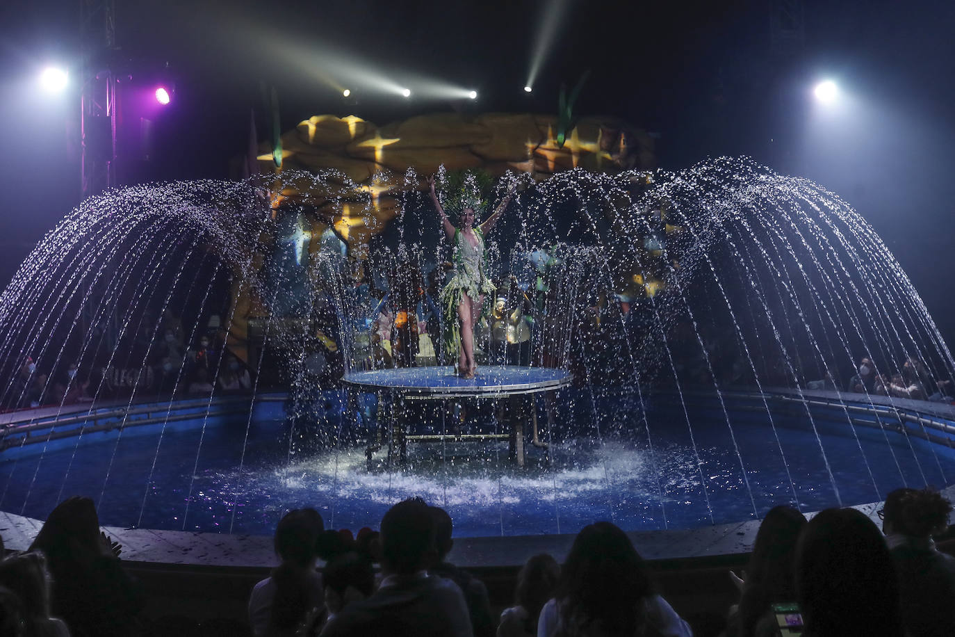 Fotos: El espetáculo del agua bajo una carpa