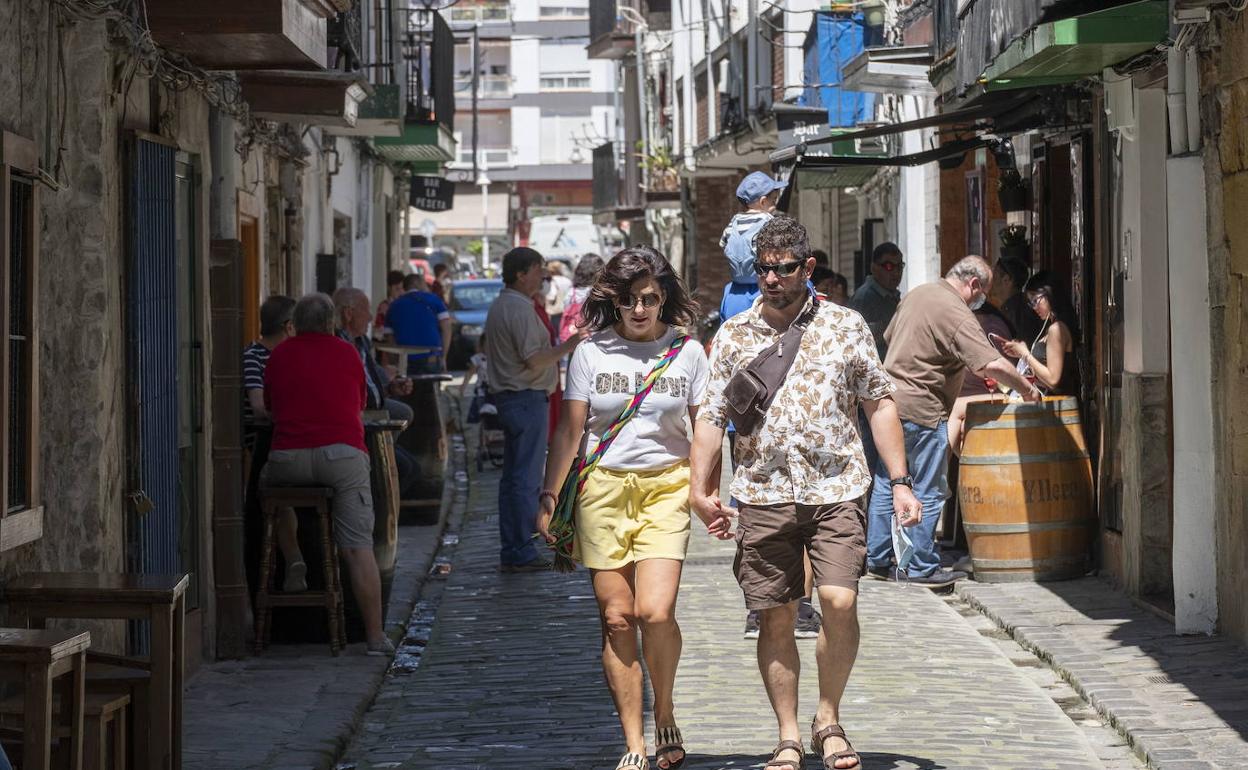 Calle del casco histórico, el verano pasado.