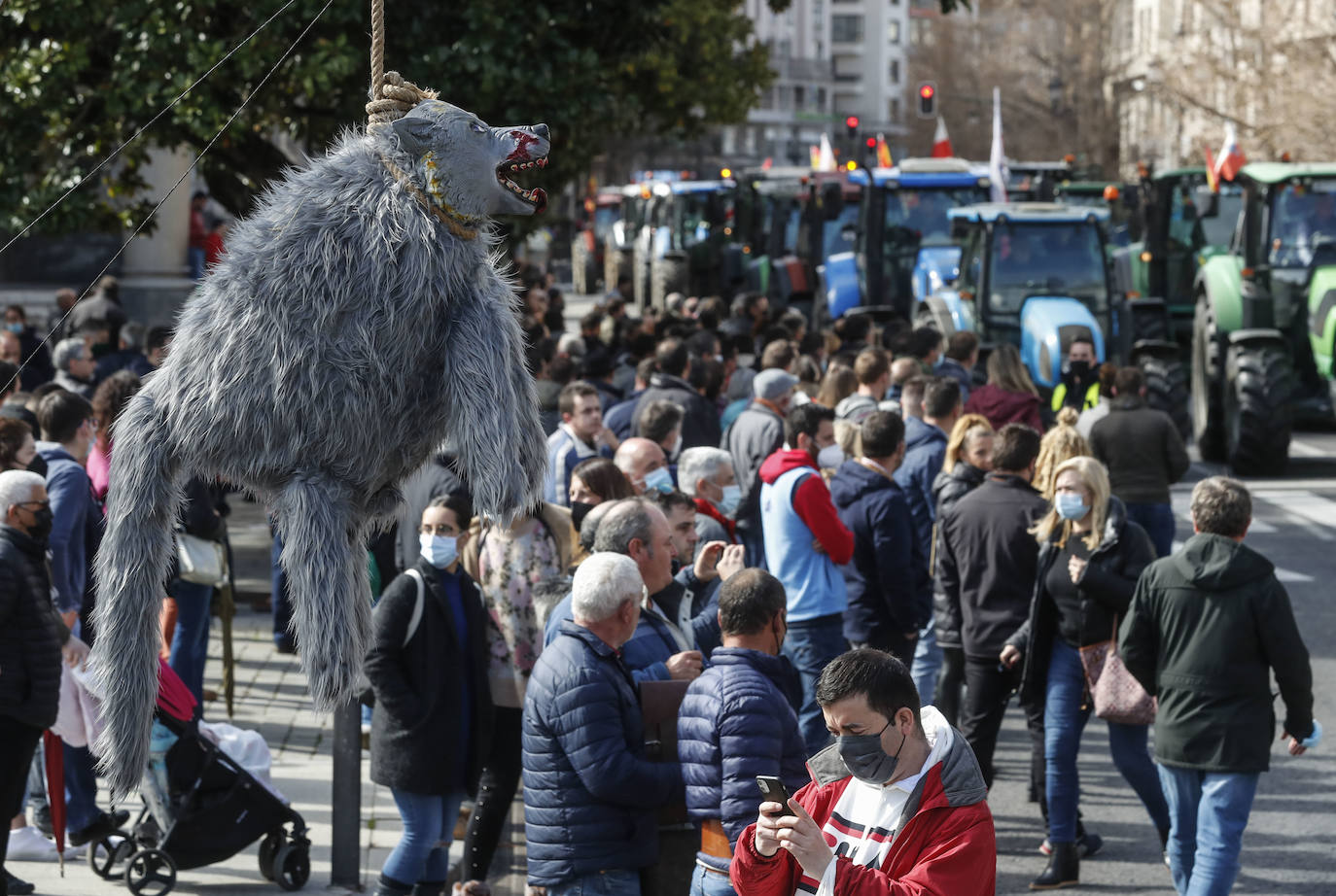 Fotos: Los ganaderos de Cantabria llevan su protesta hasta las calles de Santander